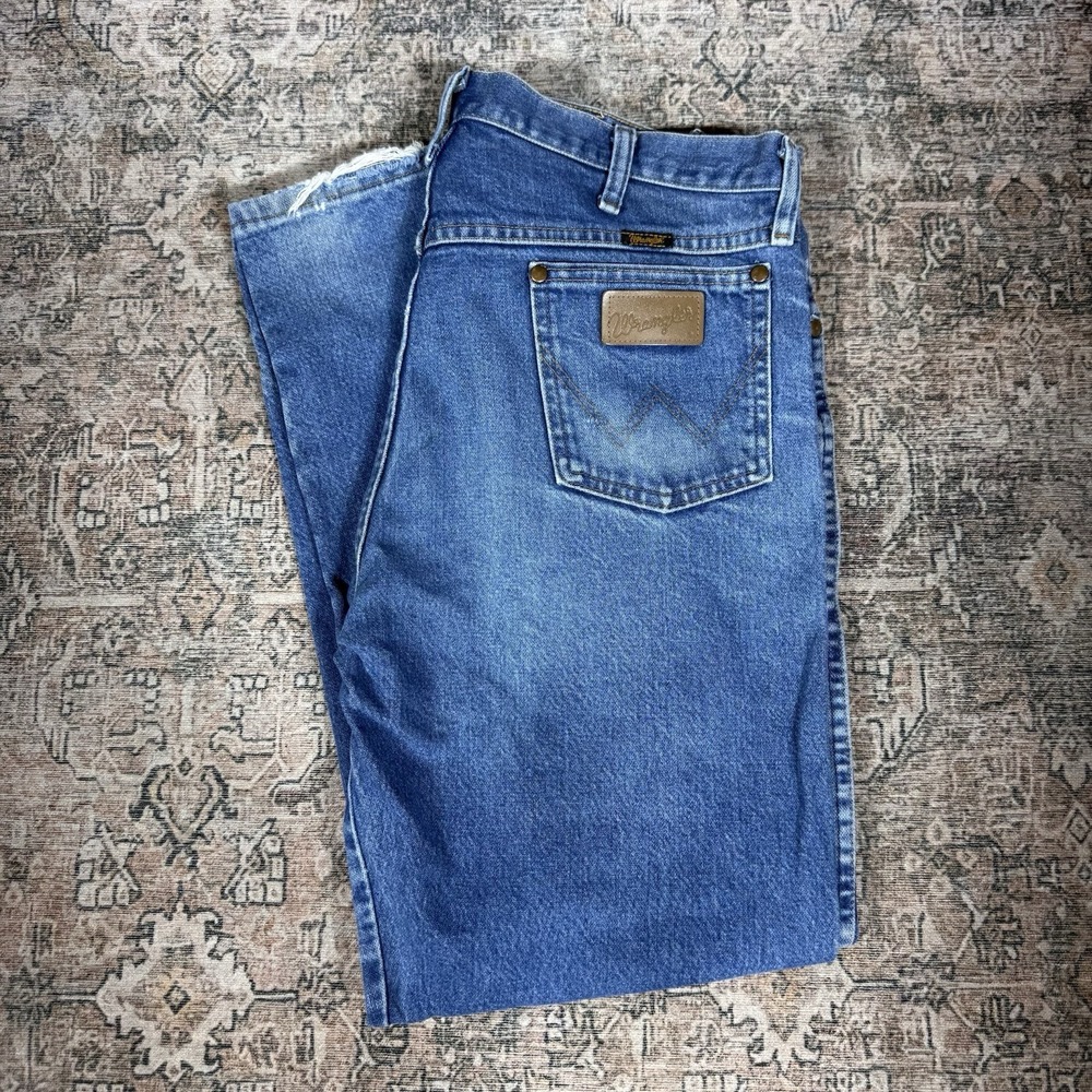 Wrangler 13MWZ Cowboy Cut Jeans Size 36x30 Made In Mexico